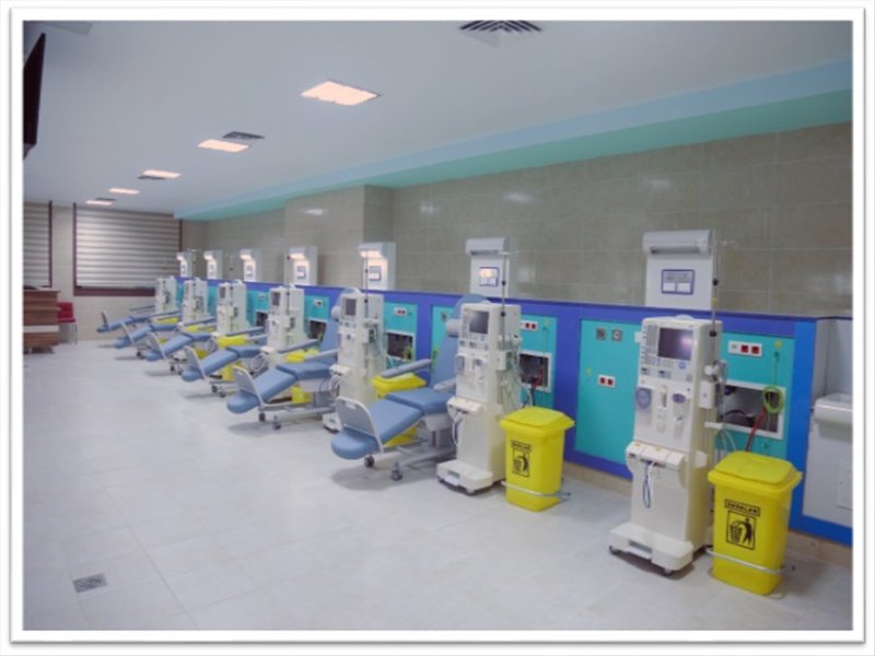 Construction of the largest dialysis departments in the Middle East